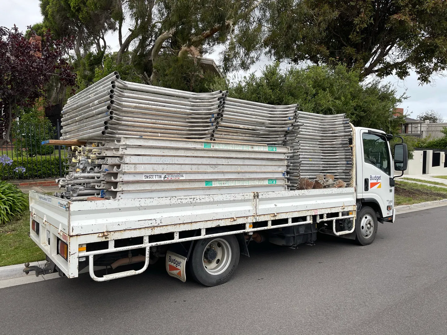 Truck loaded out at the yard — Frankston